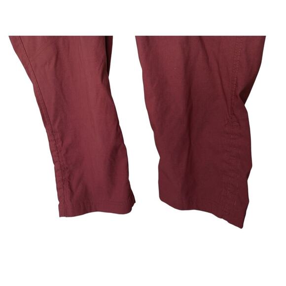 Eddie Bauer First Ascent Women’s Outdoor Hiking Pants Size 6 Burgundy Nylon Span - Picture 3 of 16